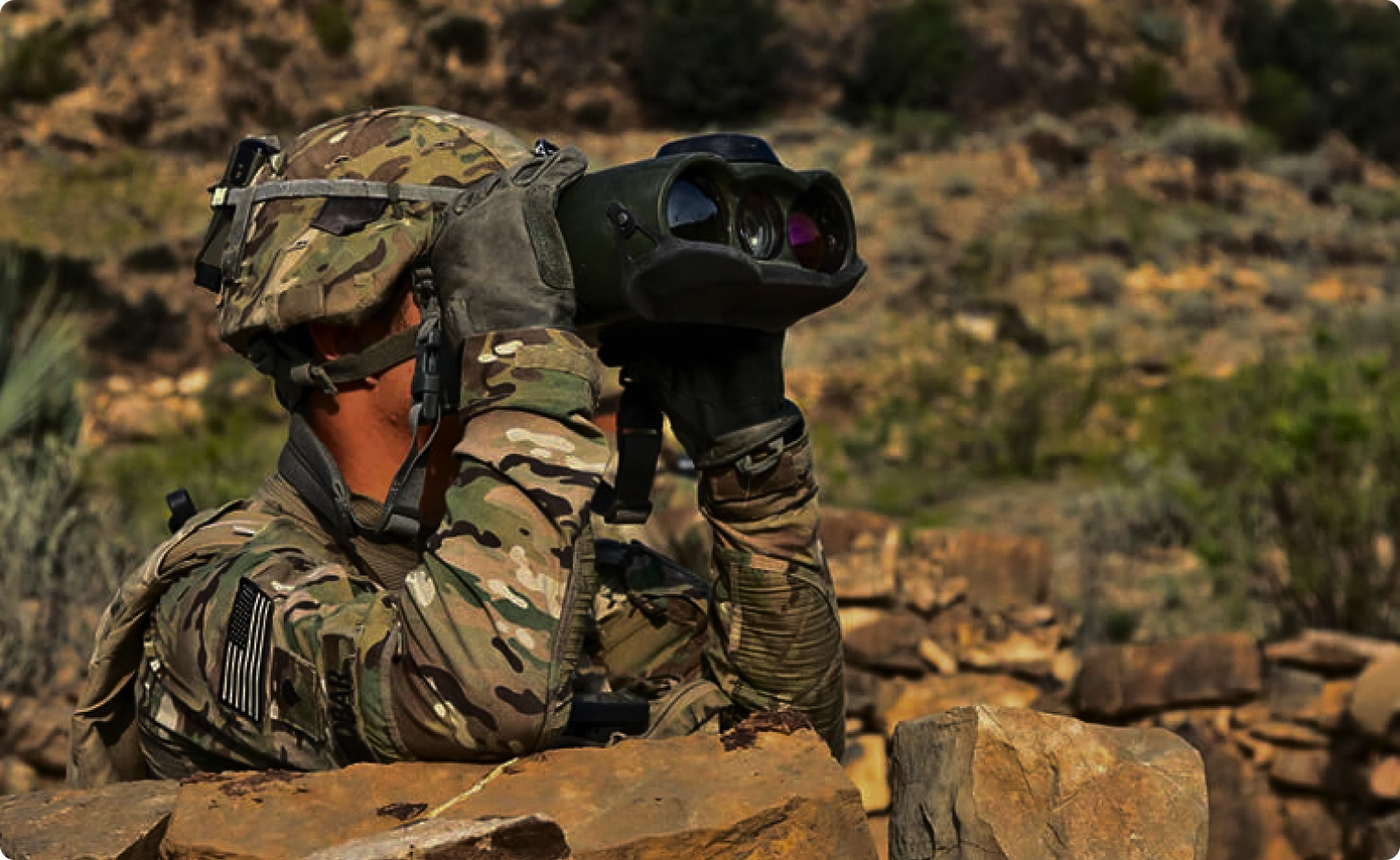 military with equipment