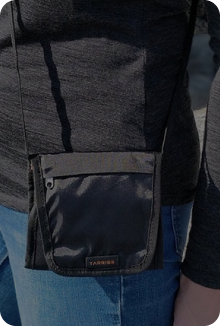 Tarriss Anti-theft Neck Wallet cross body trifold