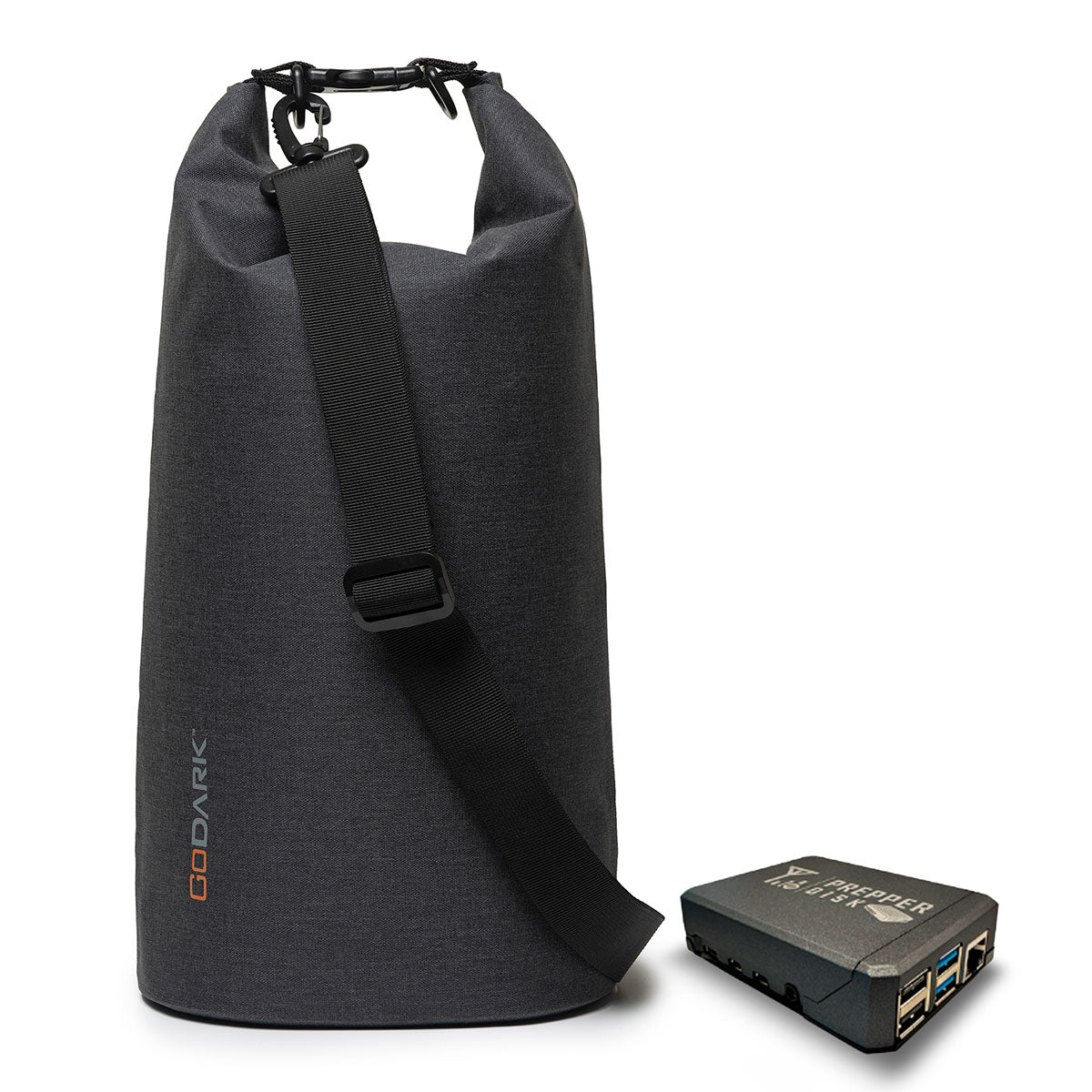 GoDark Faraday Dry Bag 10L and Prepper Disk Bundle