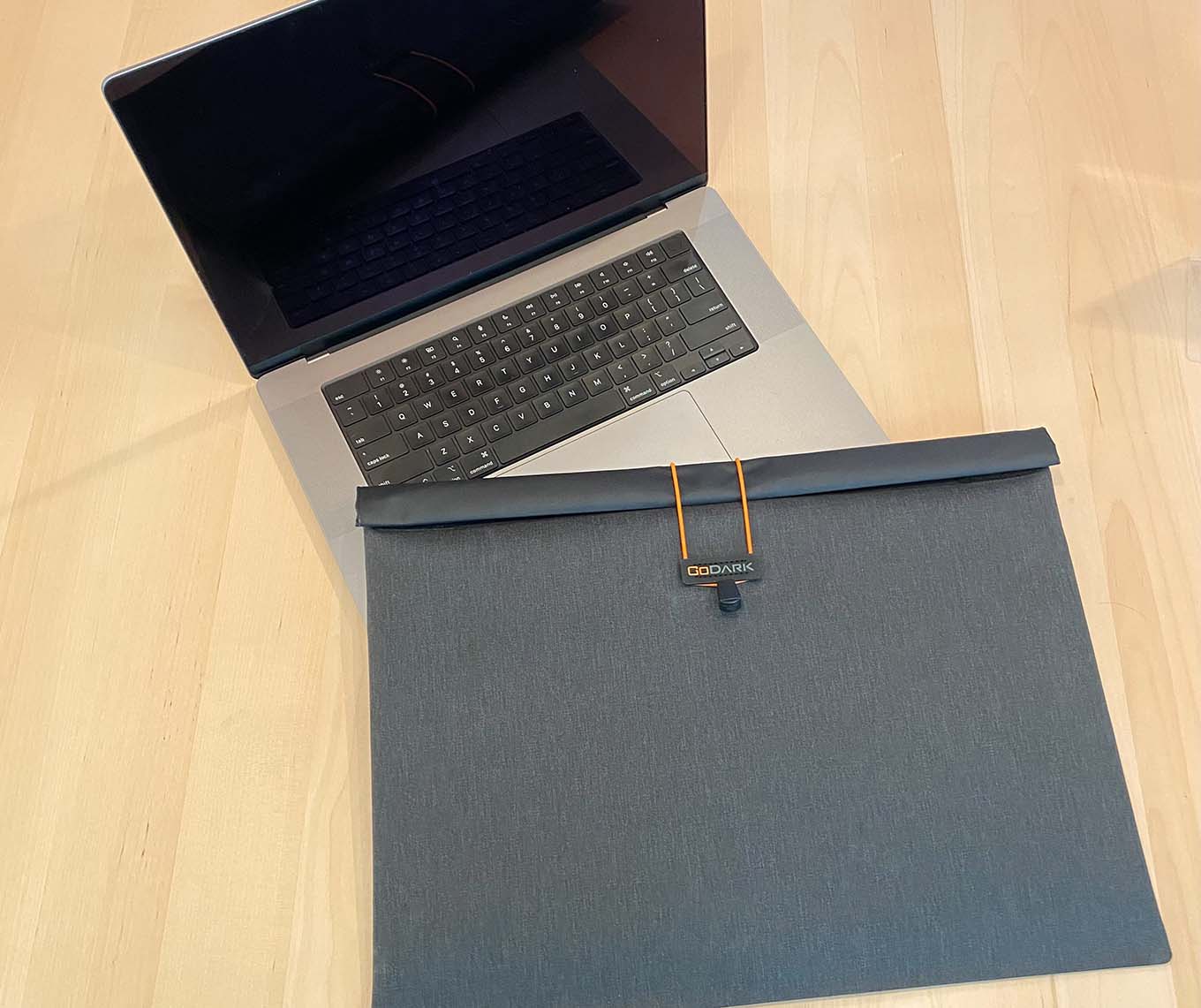GoDark Faraday Laptop Sleeve with computer