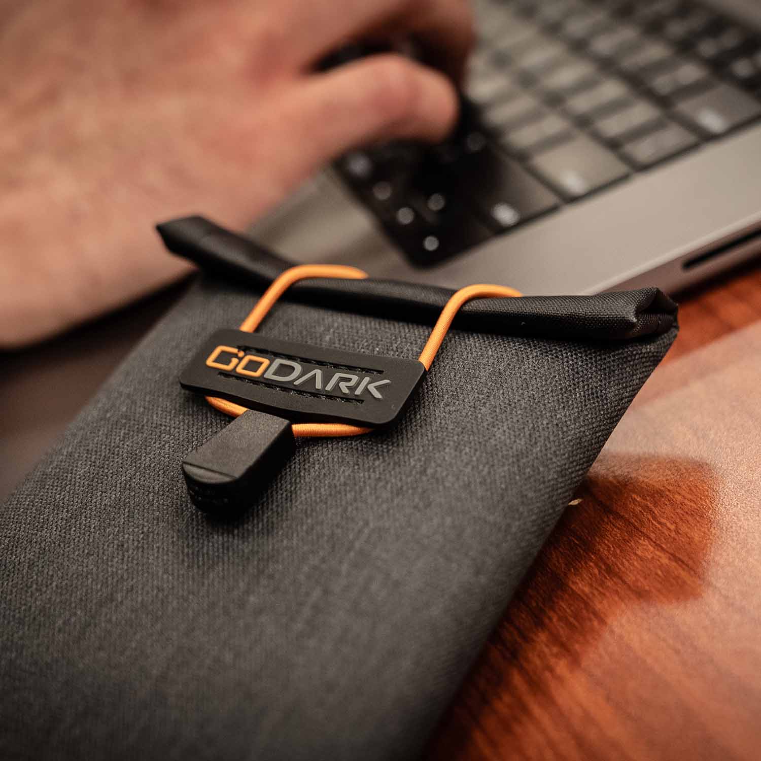 Phone Bag by Computer